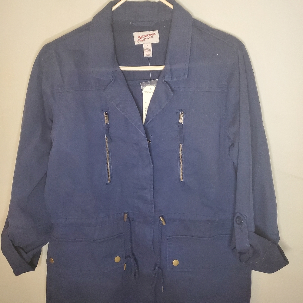 NEW- Arizona Light Weight Utility Jacket in Bold Navy
